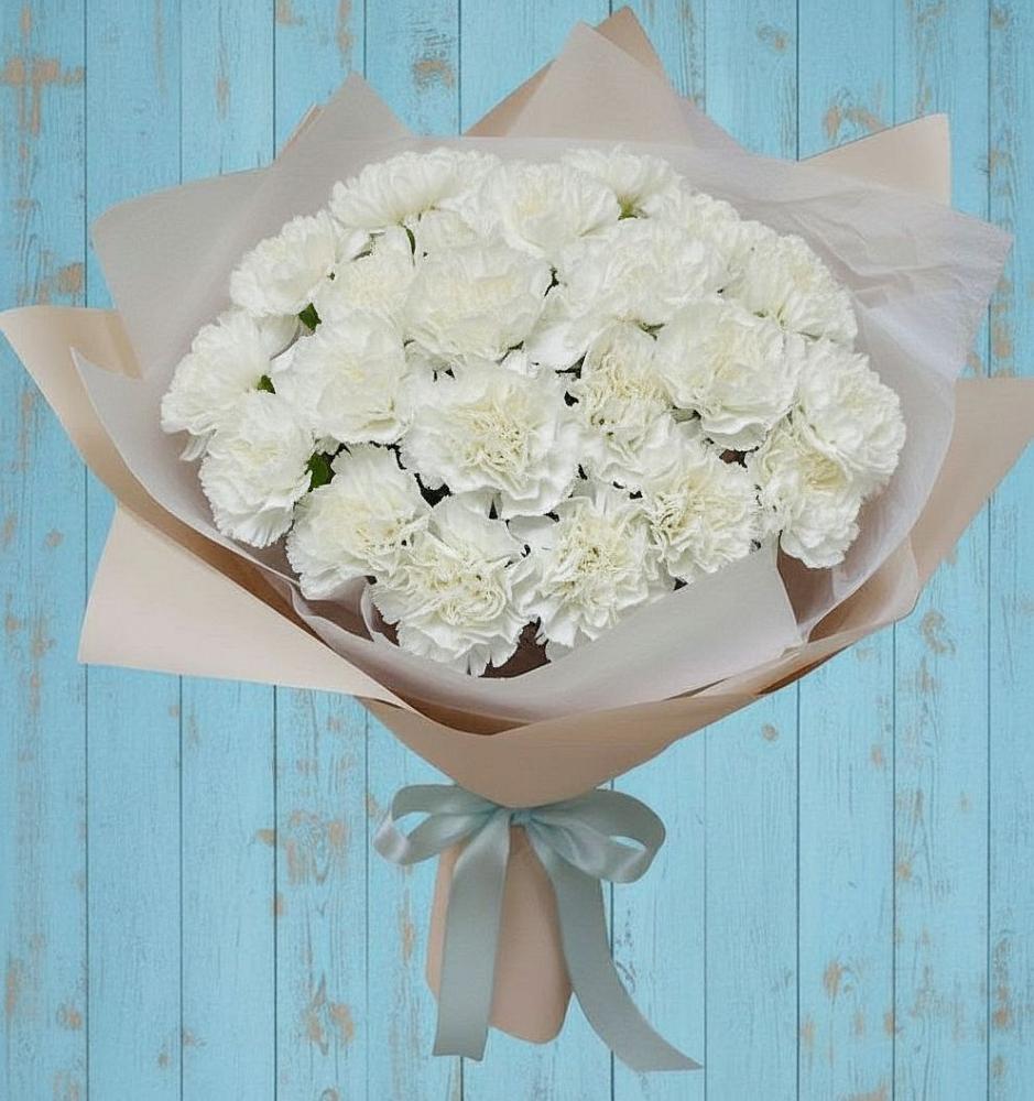 Букет цветов из: Гвоздики в Машково