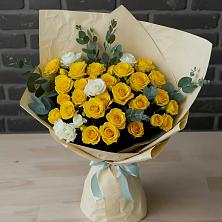 Букет цветов из:  Розы в Машково