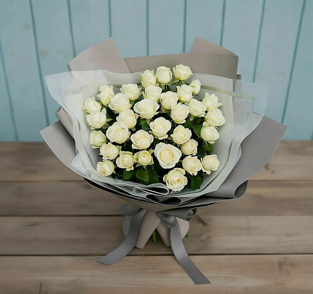 Букет Белоснежная нежность в Машково