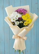 Букет цветов из:  Хризантемы в Машково