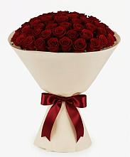 Букет 101 Бордовая роза Блэк Бакарра в Машково