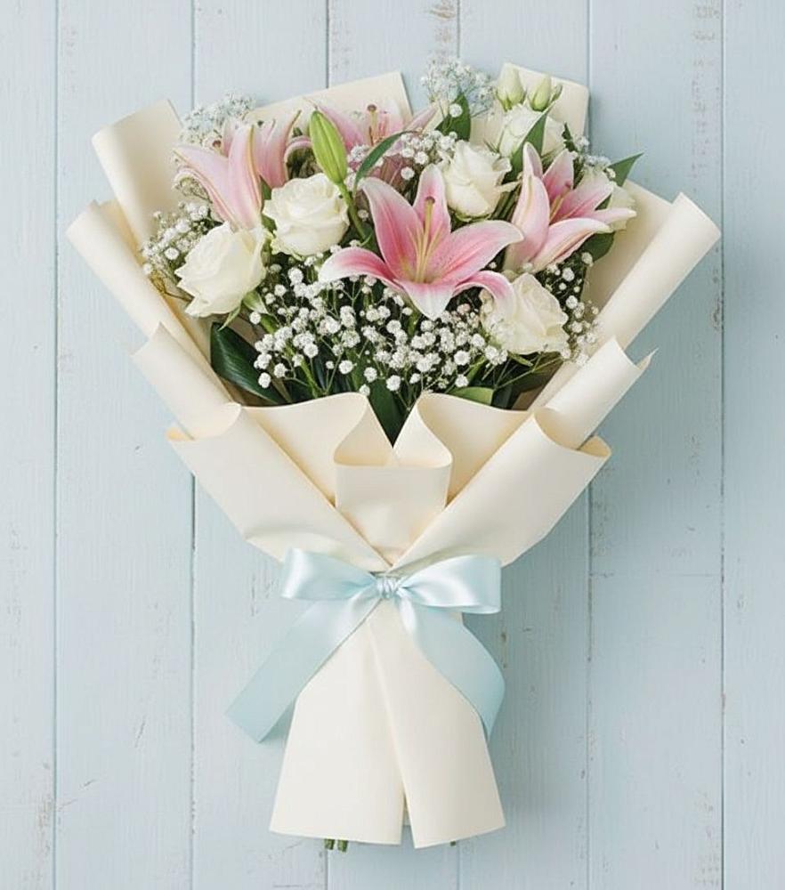 Букет цветов из: Лилии в Машково