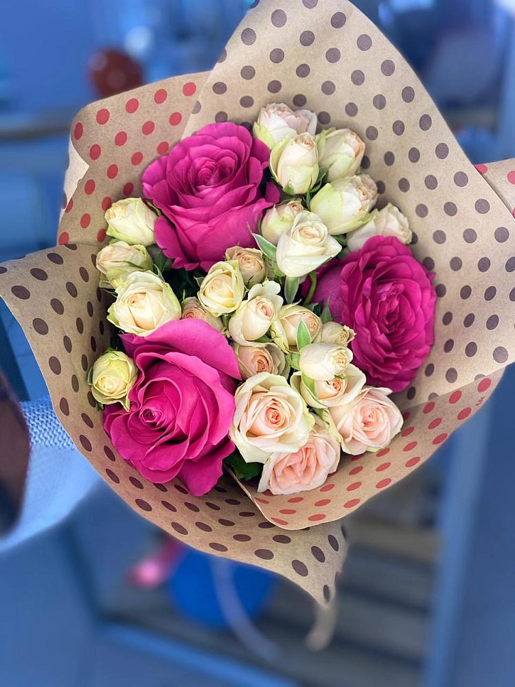 Букет цветов из: Розы в Машково