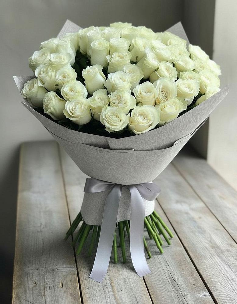 Букет 35 Белых роз в Машково