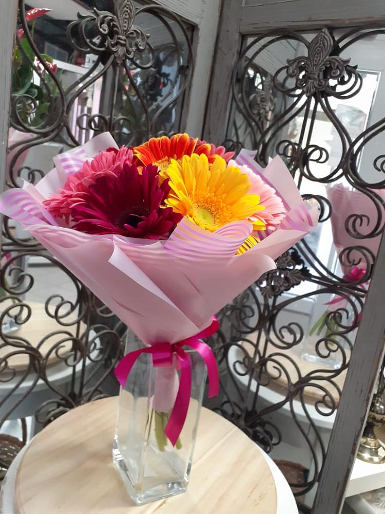 Букет цветов из: Герберы в Машково