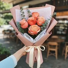 Букет цветов из:  Розы в Машково