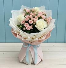 Букет цветов из:  Розы в Машково