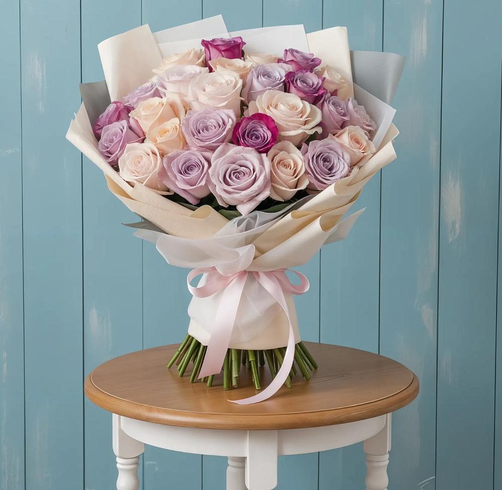 Букет цветов из: Розы в Машково