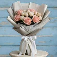 Букет цветов из:  Розы в Машково