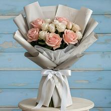 Букет цветов из:  Розы в Машково