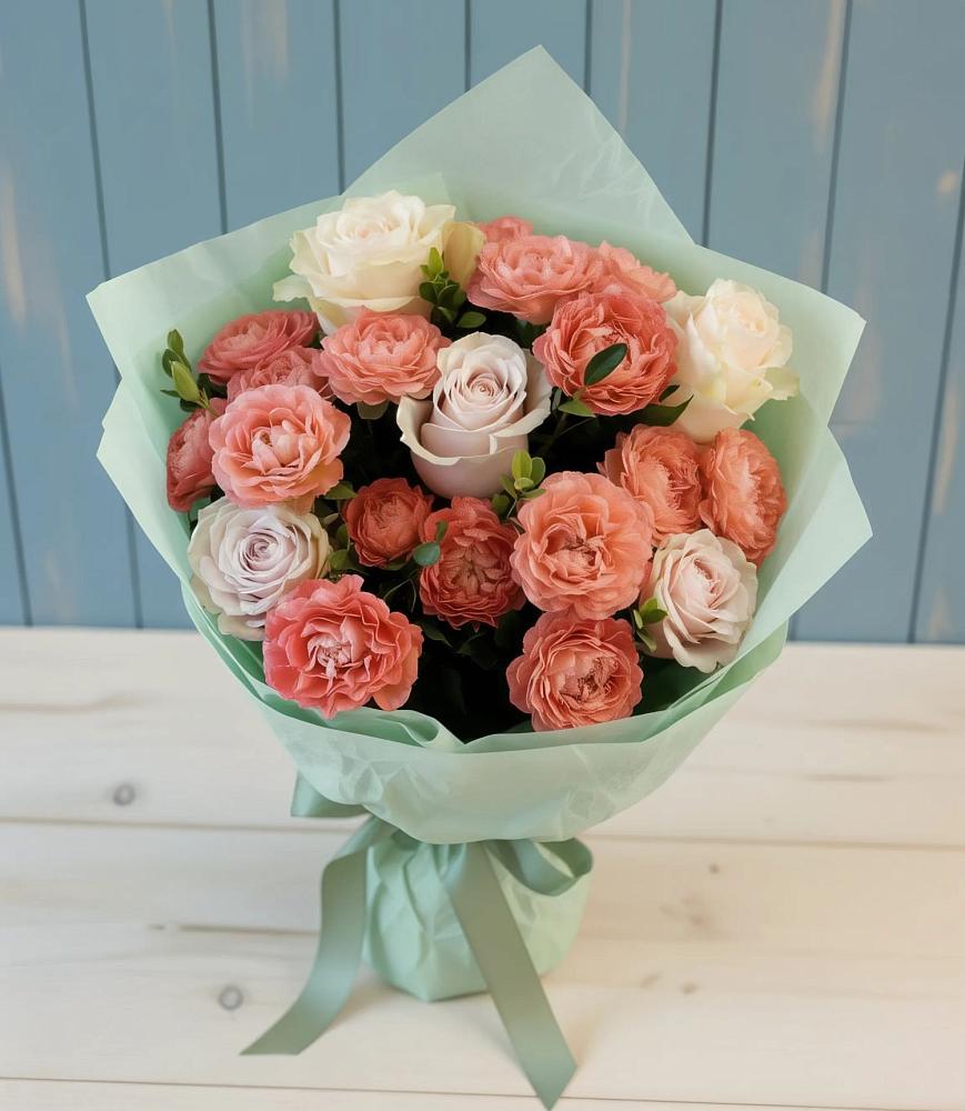 Букет цветов из: Розы в Машково