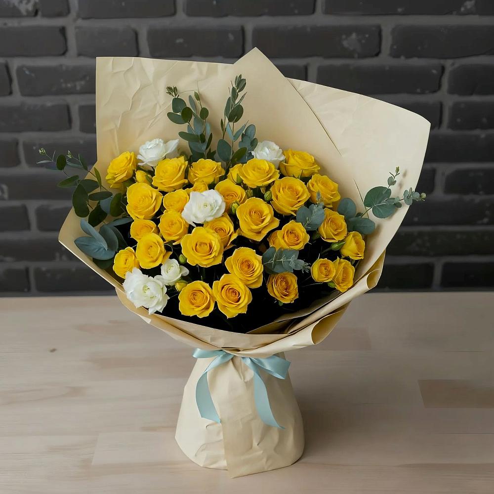 Букет цветов из: Розы в Машково