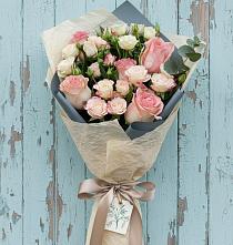 Букет цветов из:  Розы в Машково