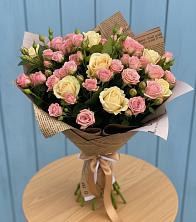 Букет цветов из:  Розы в Машково