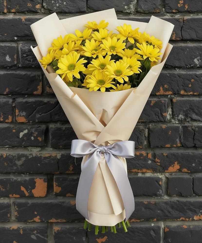 Букет цветов из: Хризантемы в Машково