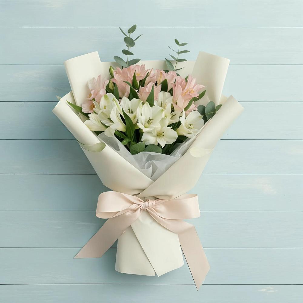 Букет цветов из: Альстромерии в Машково