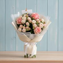 Букет цветов из:  Розы в Машково