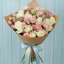 Букет цветов из:  Розы в Машково